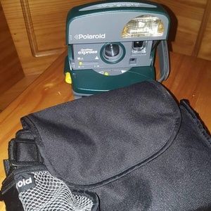 New, one step Polaroid Camera with case