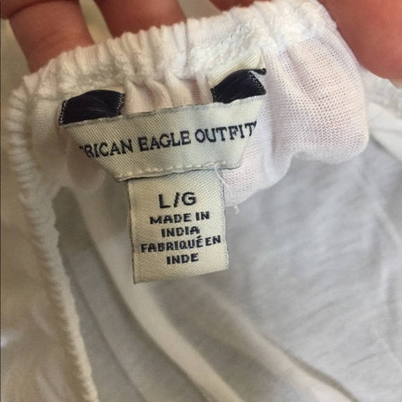 White Strapless beaded top - Picture 4 of 4