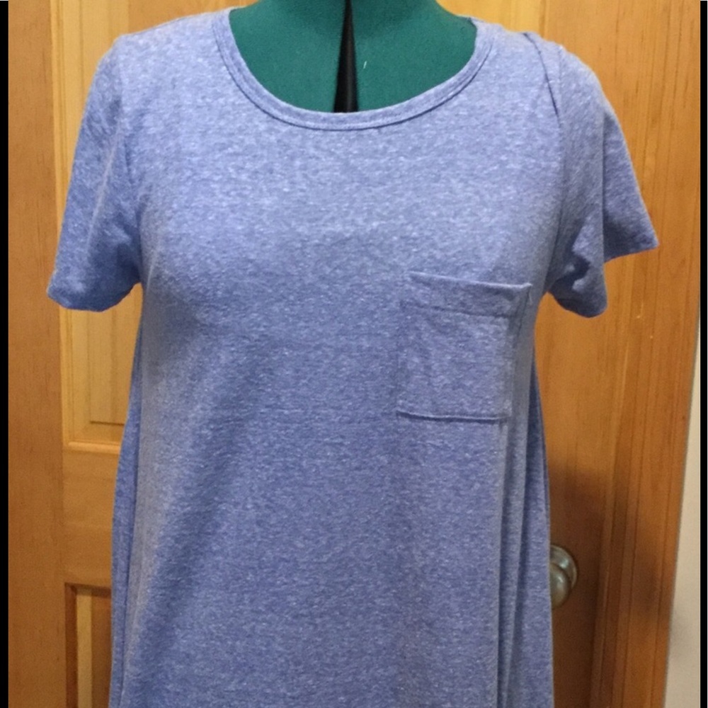 Lularoe Carly Periwinkle Heathered NWOT