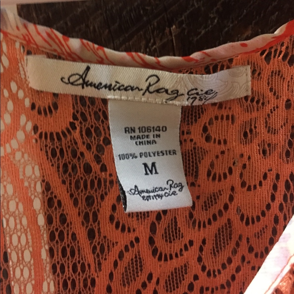 American Rag Sheer Tank Top - Picture 2 of 2