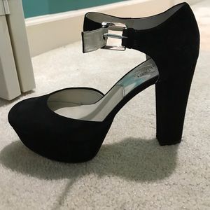 Michael Kors platform black heels