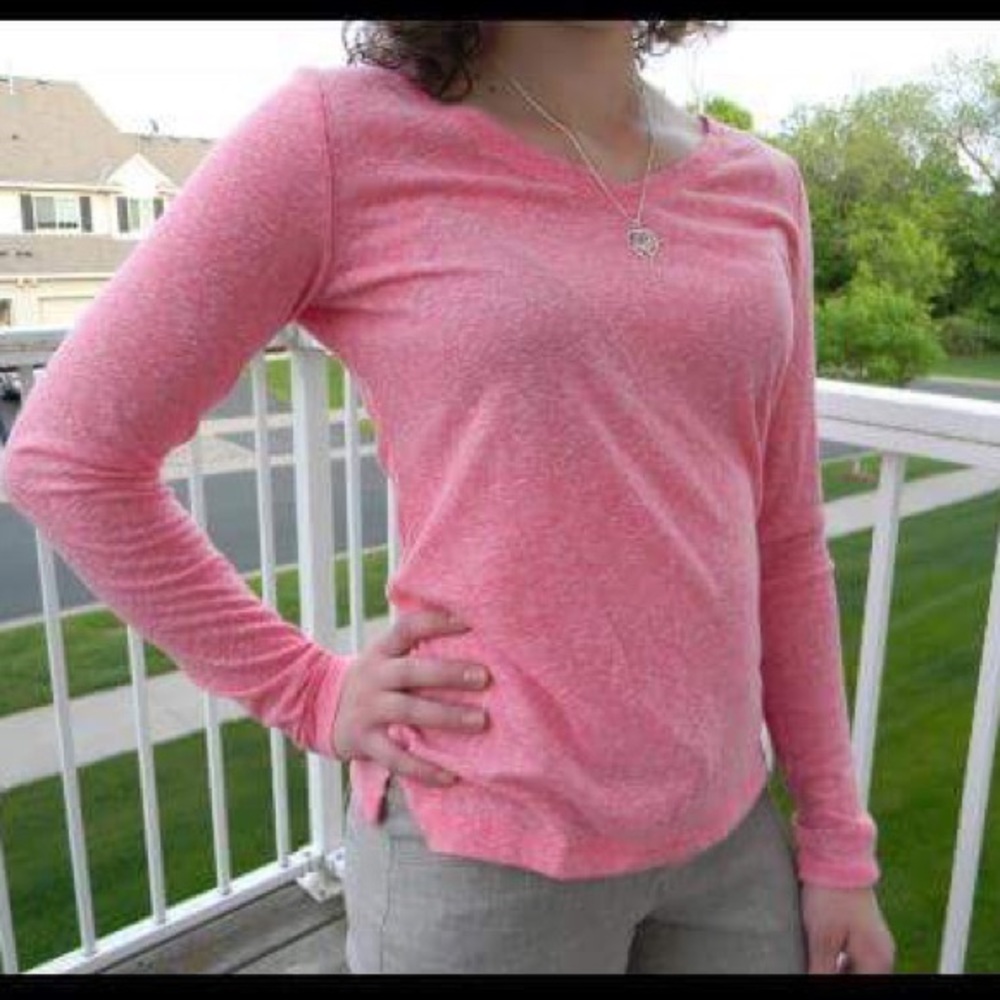 Small Juniors So brand V-neck long sleeved shirt