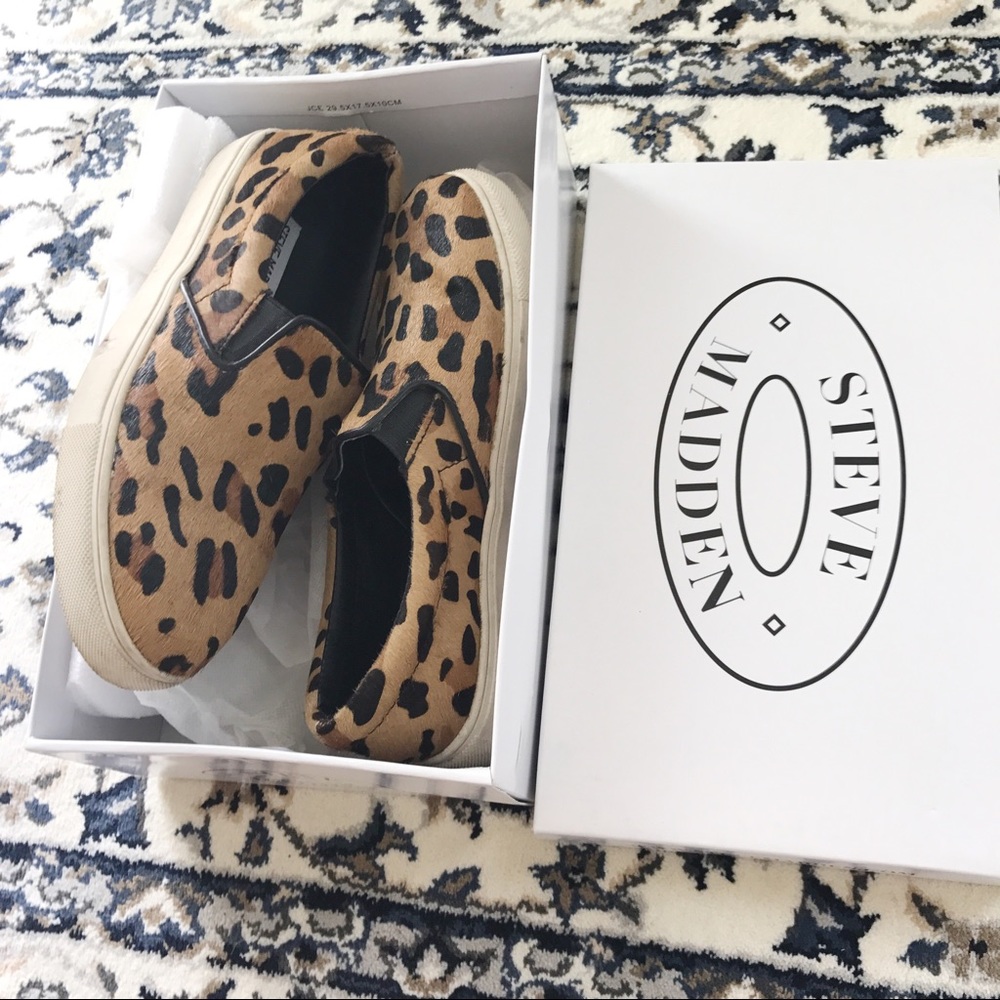 Steve Madden Womens Sneakers (leopard print) - Picture 2 of 6