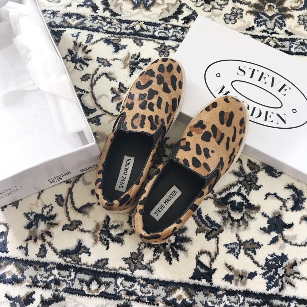 Steve Madden Womens Sneakers (leopard print) - Picture 4 of 6