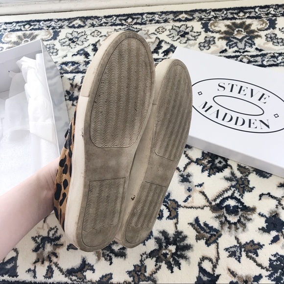Steve Madden Womens Sneakers (leopard print) - Picture 5 of 6