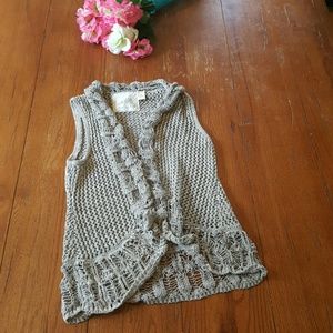 [Anthropologie] Sleeveless Cardigan