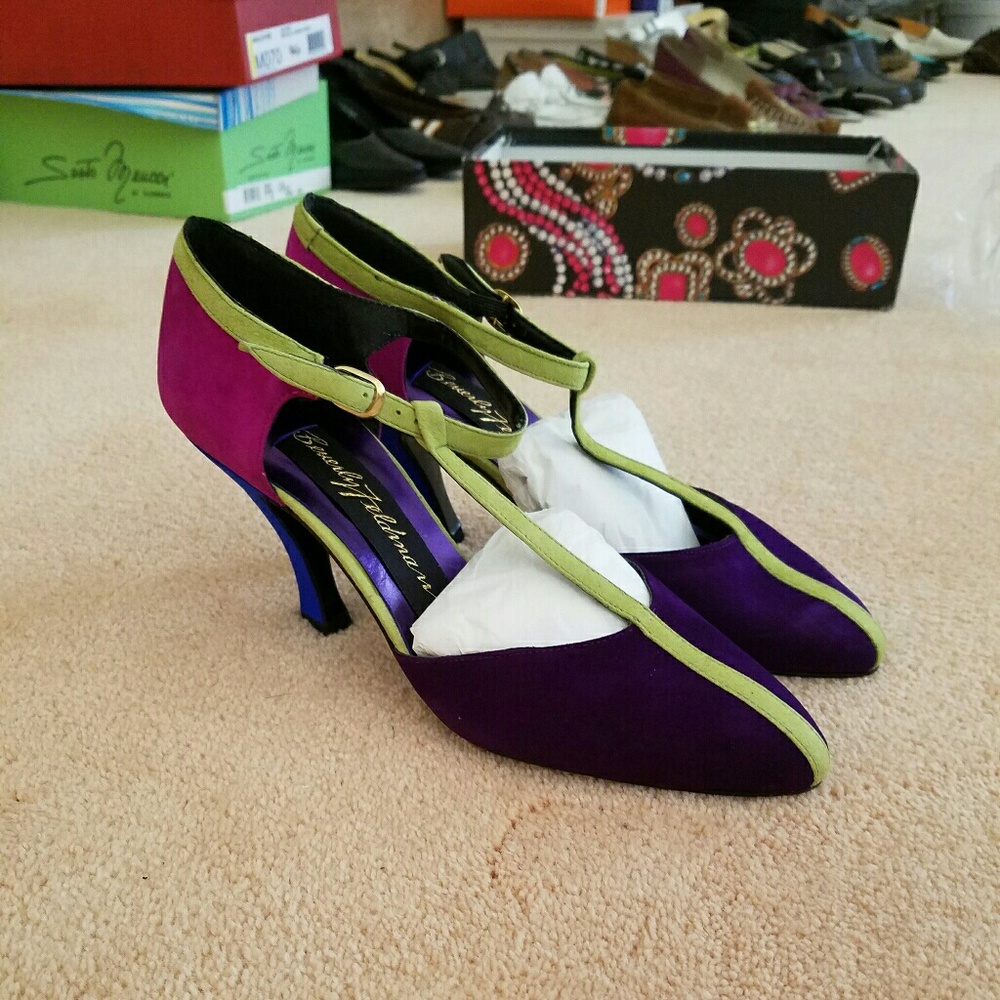 Beverly Feldman Quad-Color Heels!
