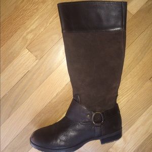 Brown Ralph Lauren tall boots suede