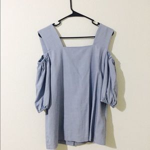 Women's top cold-shoulder