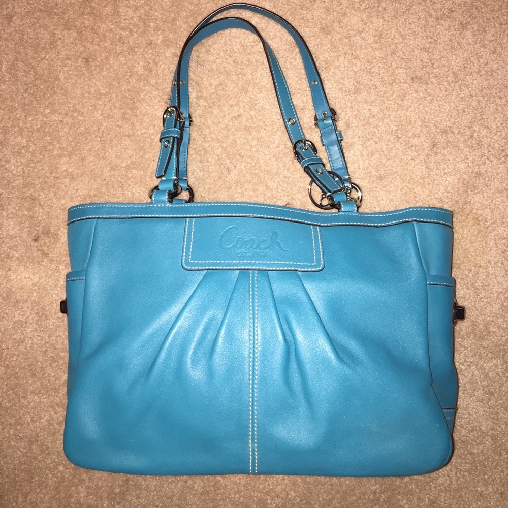 Turquoise Coach Bag