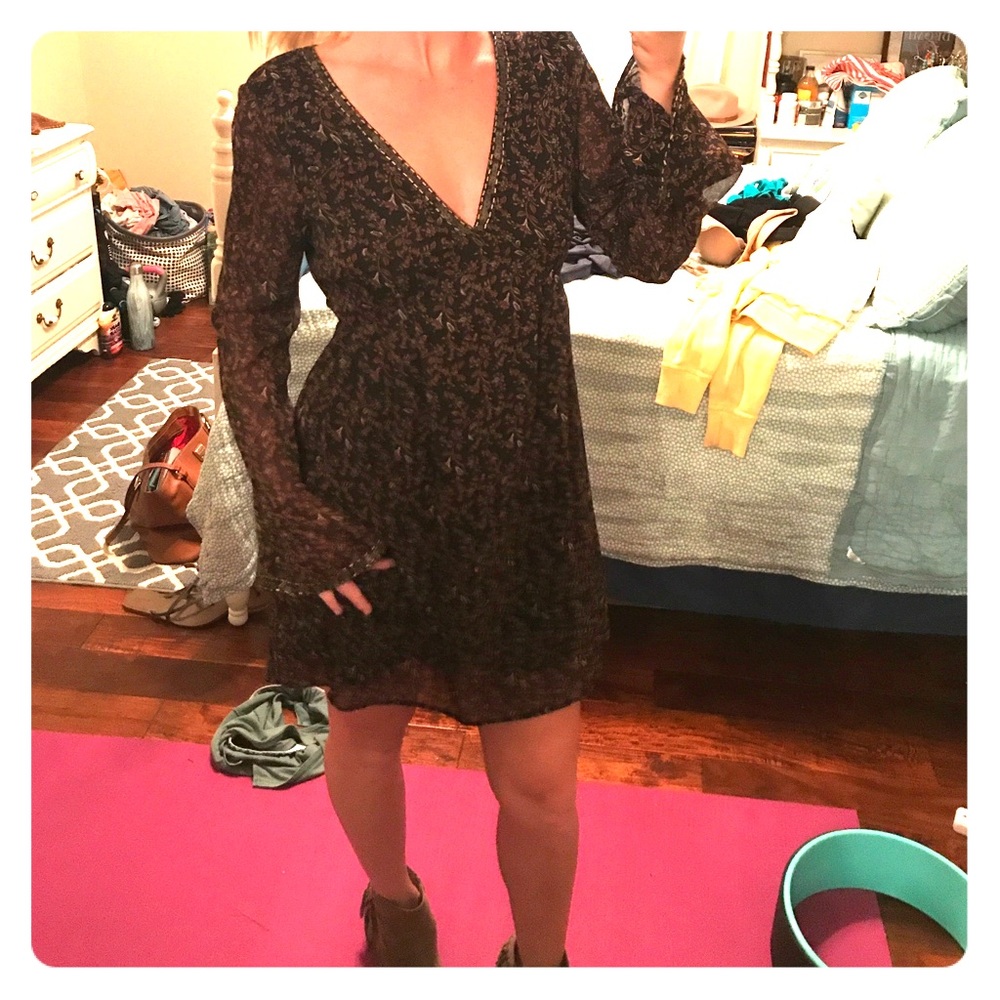 Embellished black dress