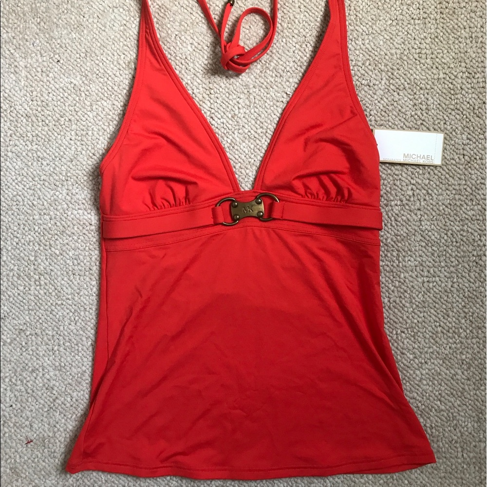 FIRM | NWT | MICHAEL KORS | HALTER SWIM TOP |