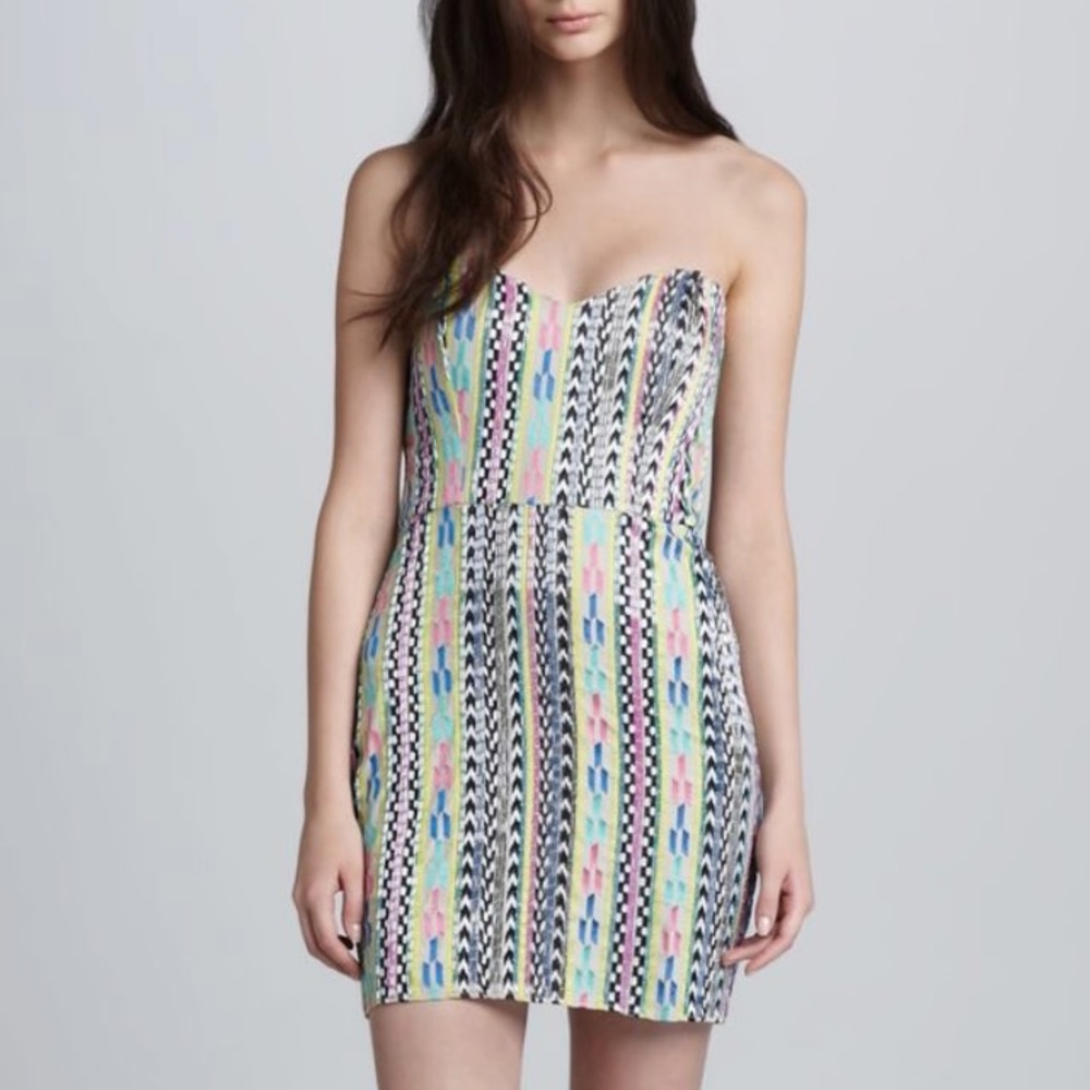 Parker beaded embellished sequin dress tribal