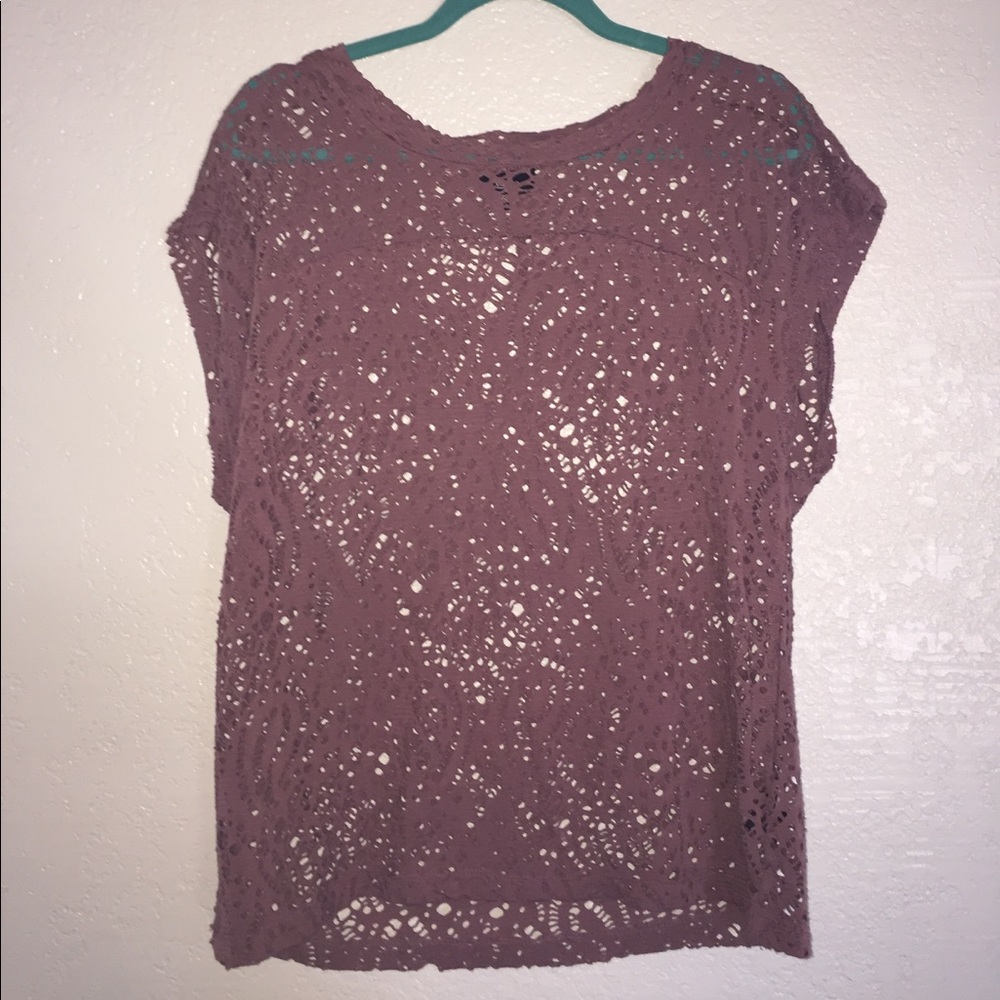 Blouse with a cut out pattern