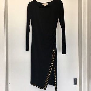 Authentic Michael Kors Studded Black Dress