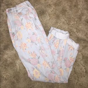 Floral Mom Jeans Rosi