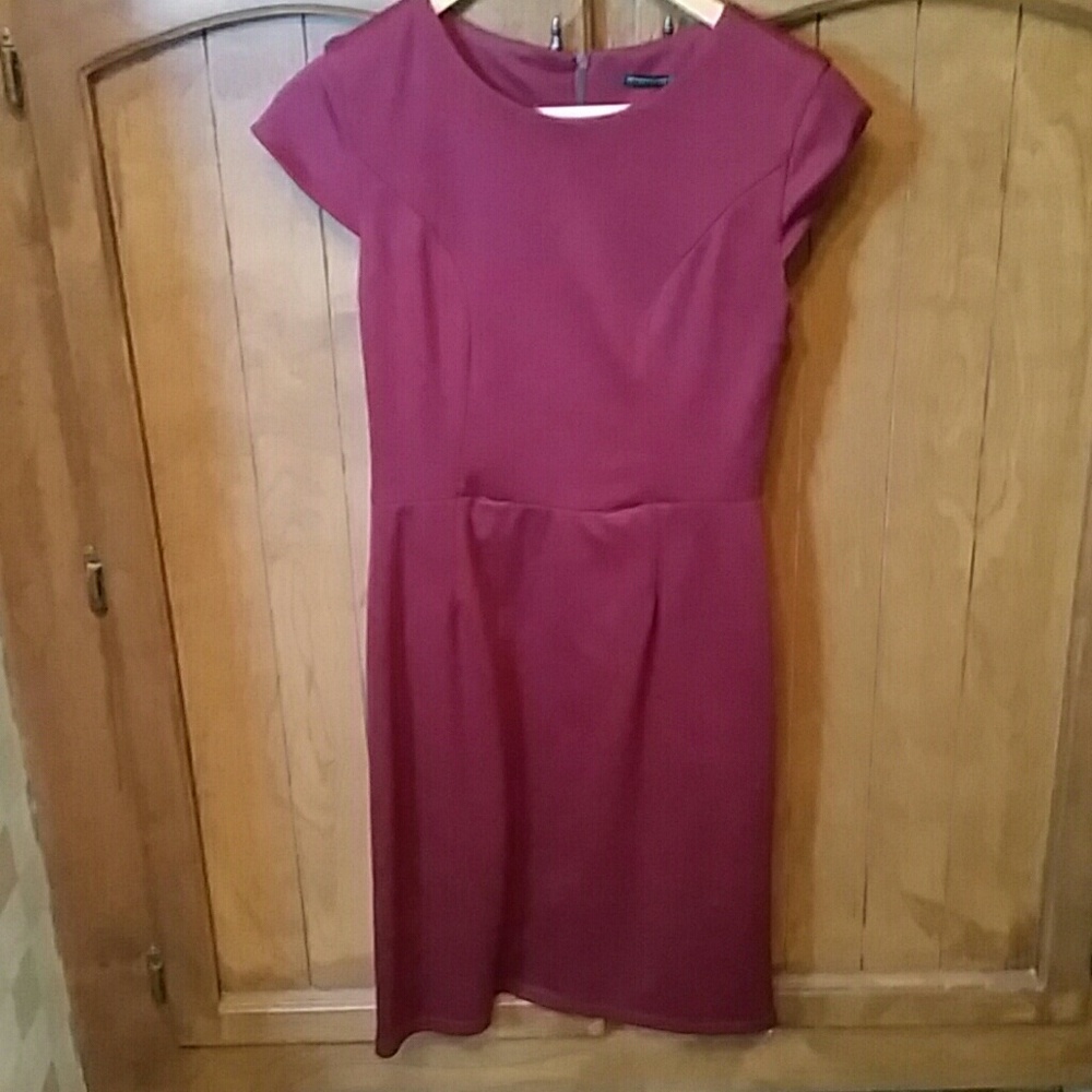 Cranberry Fitted Dress