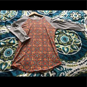 LulaRoe Randy Small Baseball Tee