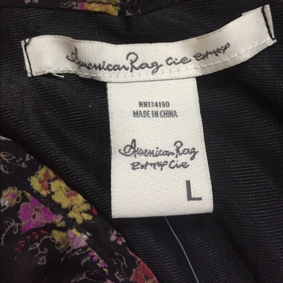 Black Floral Print Dress - Picture 2 of 4