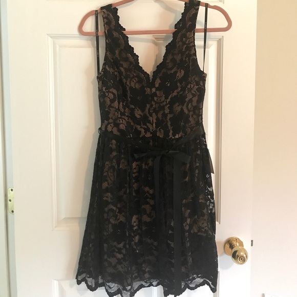 Black Lace Dress - Picture 1 of 2