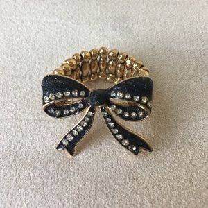 Betsey Johnson Bow ring