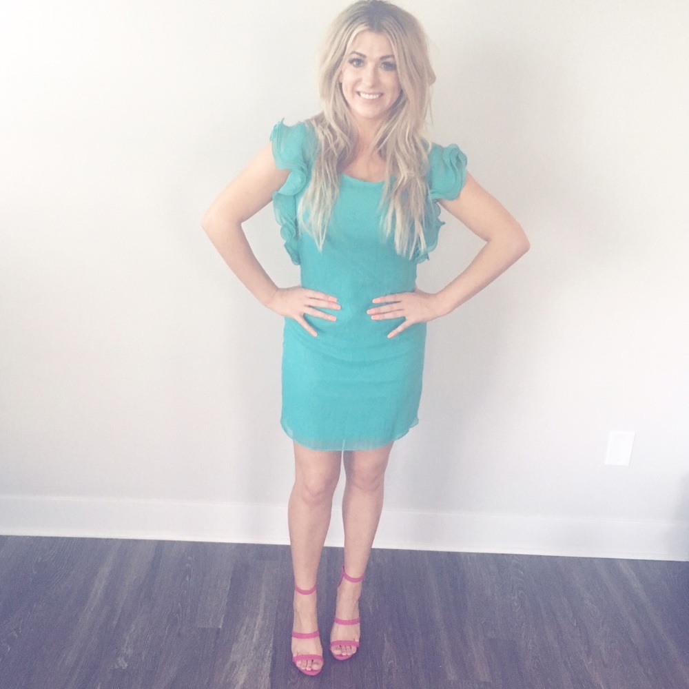 Blue Dress from Dublin Ireland