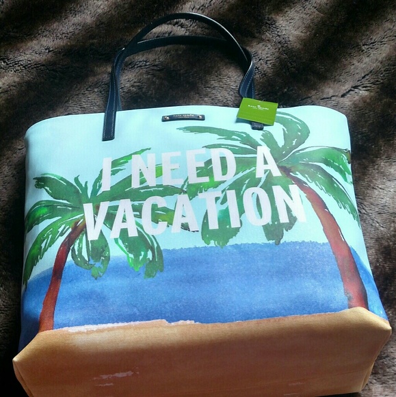 kate spade Handbags - ♠🌴NWT Kate Spade I Need A Vacation Tote Bag🌴♠