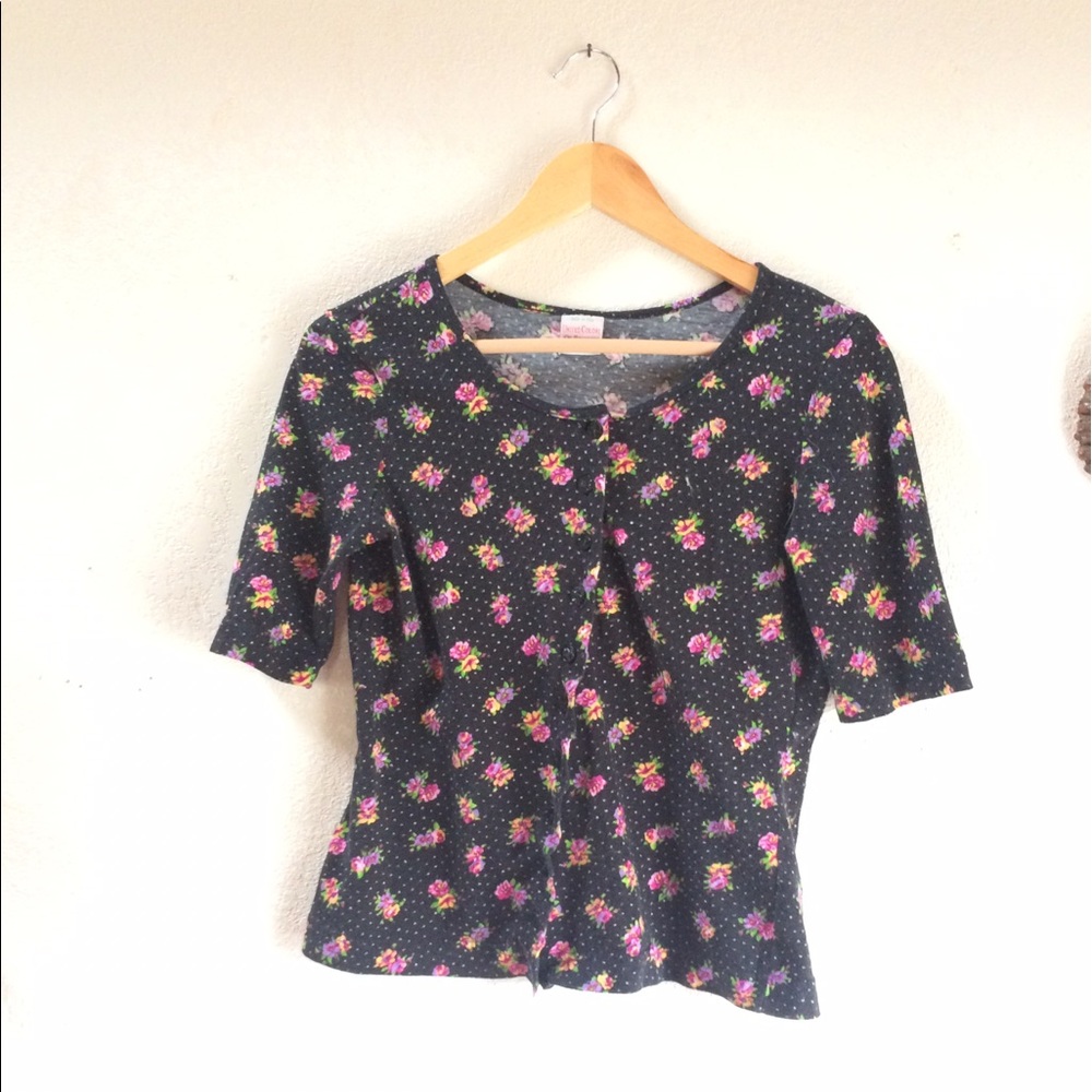 SOLD Vintage Flower Top