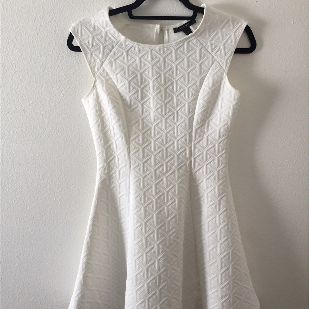 White dress (worn once) f21