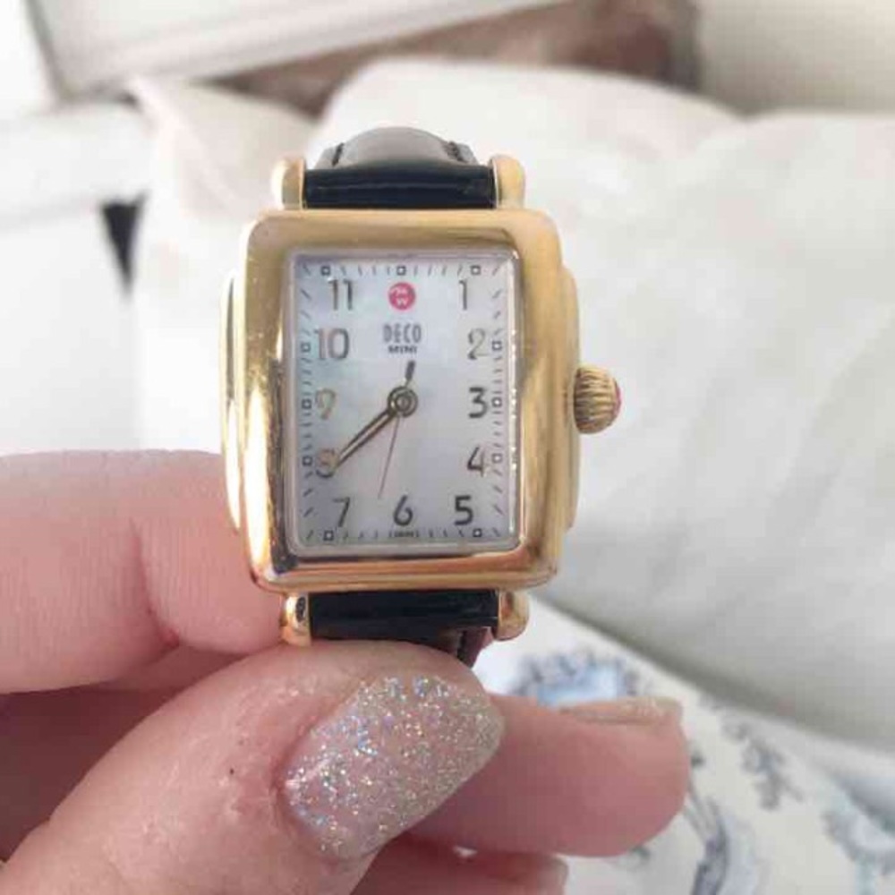 Adjustable band Michele deco watch