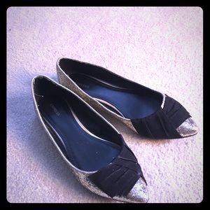 EXPRESS glittery flats - excellent condition