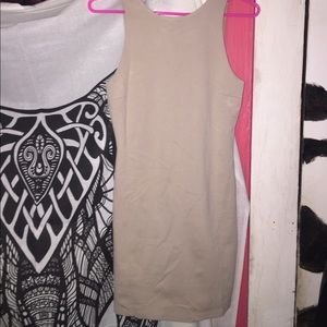 Tan dress