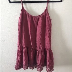Maroon tank from Nordstrom (BP)