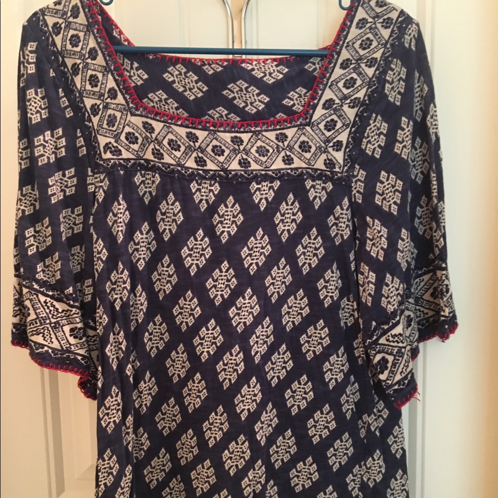 Lucky brand paisley top