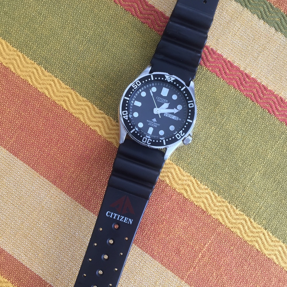 Black & Silver Citizen Watch