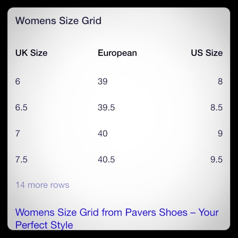Accurate shoe sizing
