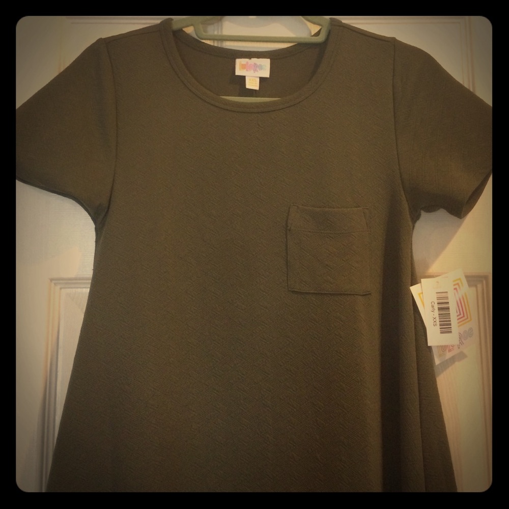 Lularoe Carly XXS olive green