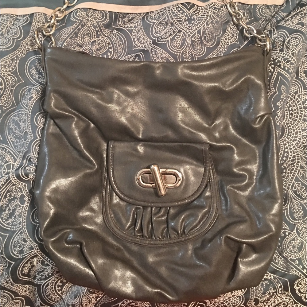 Grey purse