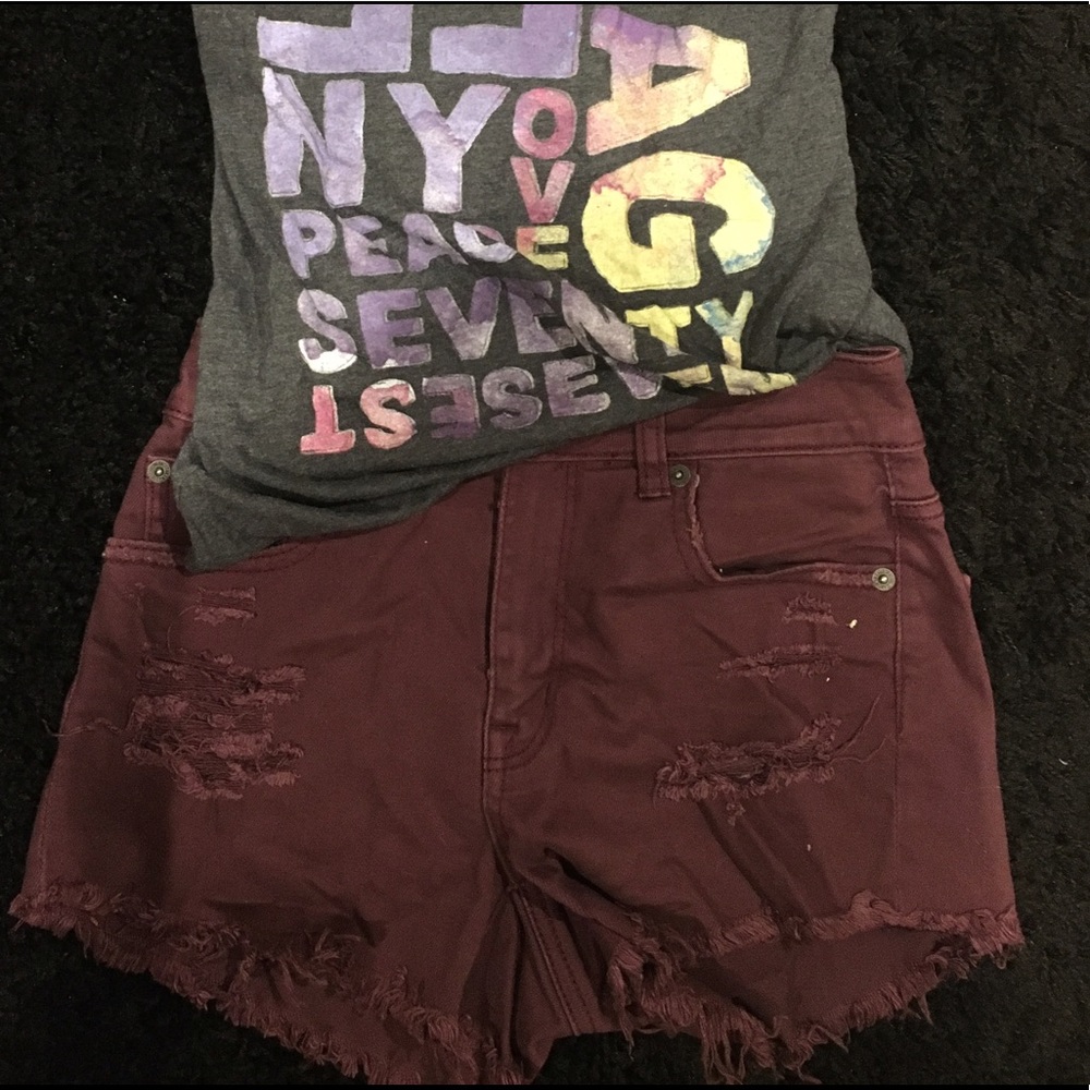 |A M E R I C A N•E A G L E| high waisted shorts🍒