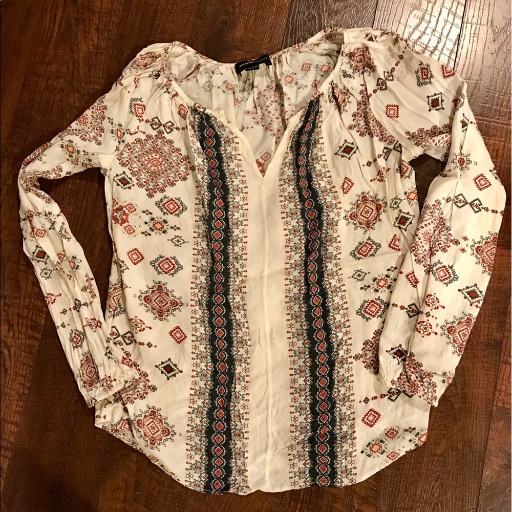 Beautiful boho blouse top Revolve fifteen twenty