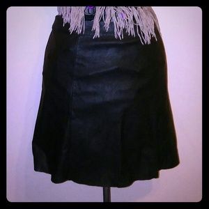 NWOT Hollister Faux Leather Skirt