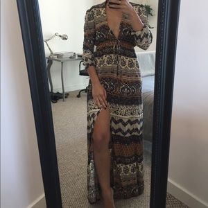 RARE !! Novella royal maxi dress