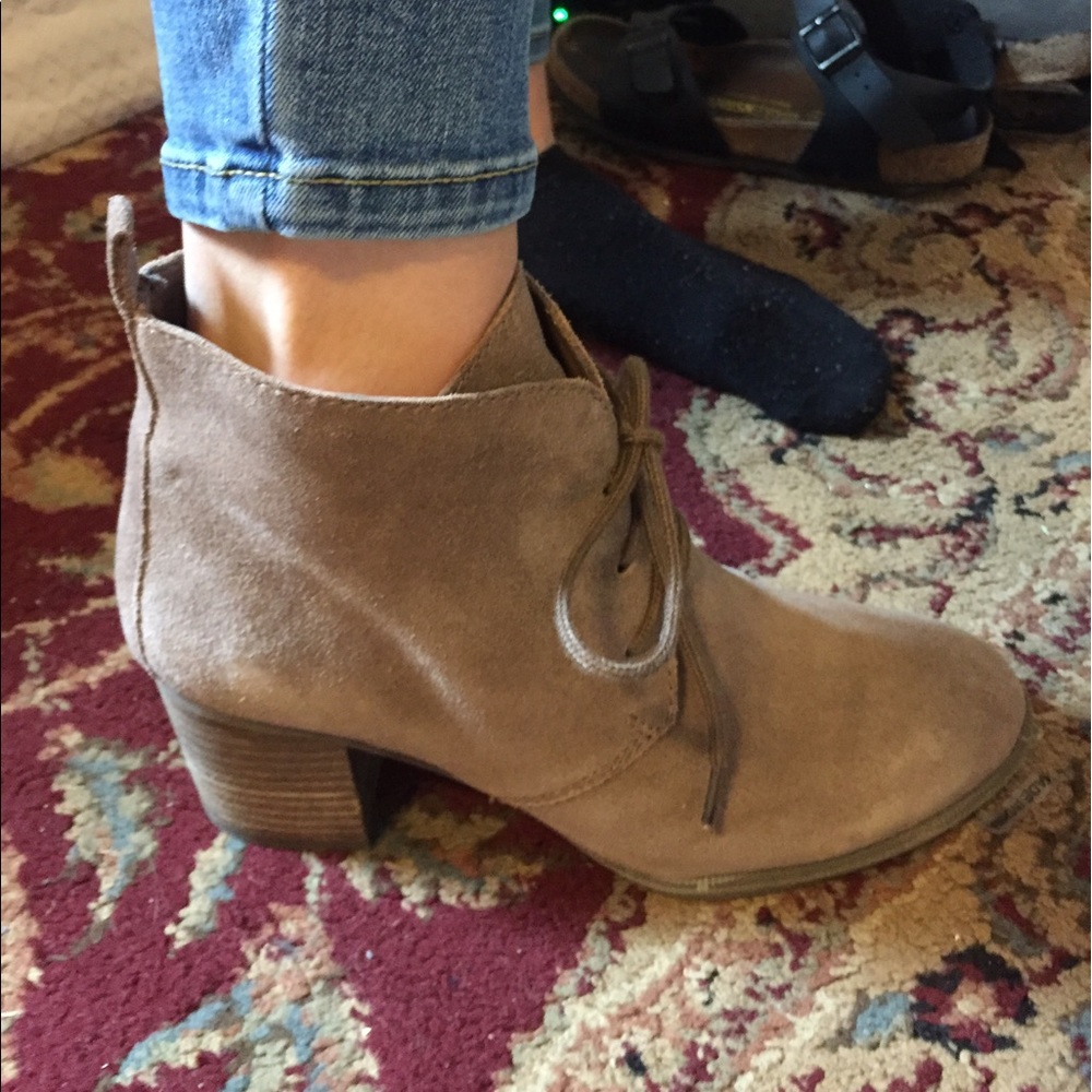 Brown booties