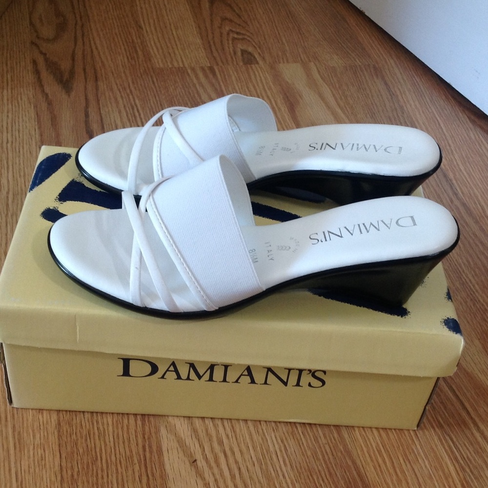 Beautiful white sandals