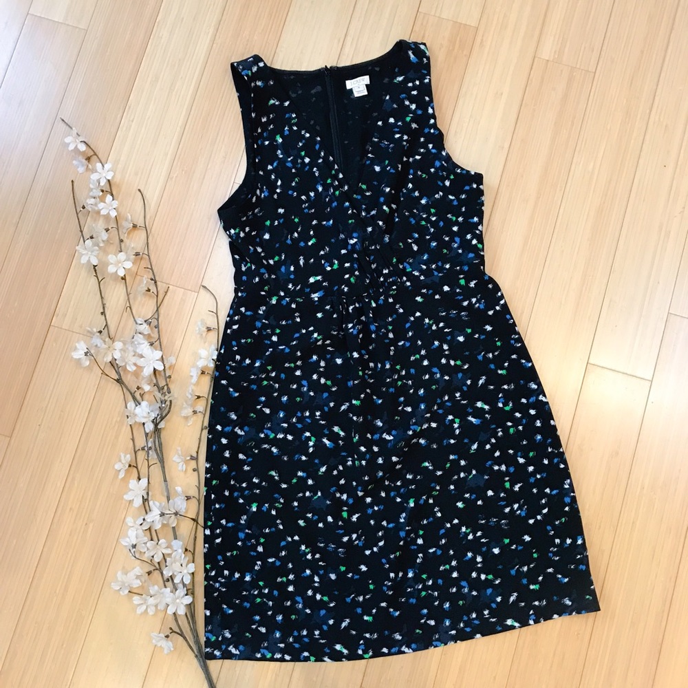 J. CREW Beautiful black dress, size 6.