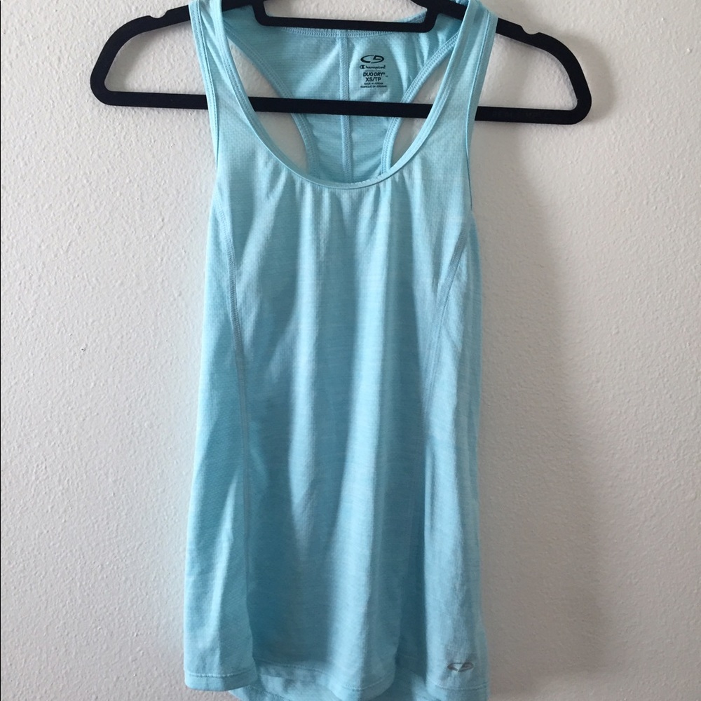 Light blue Champion tank (never worn)