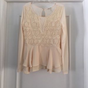 Cream blouse