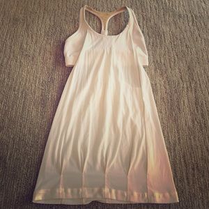 Lululemon size 4 white practice freely tank top