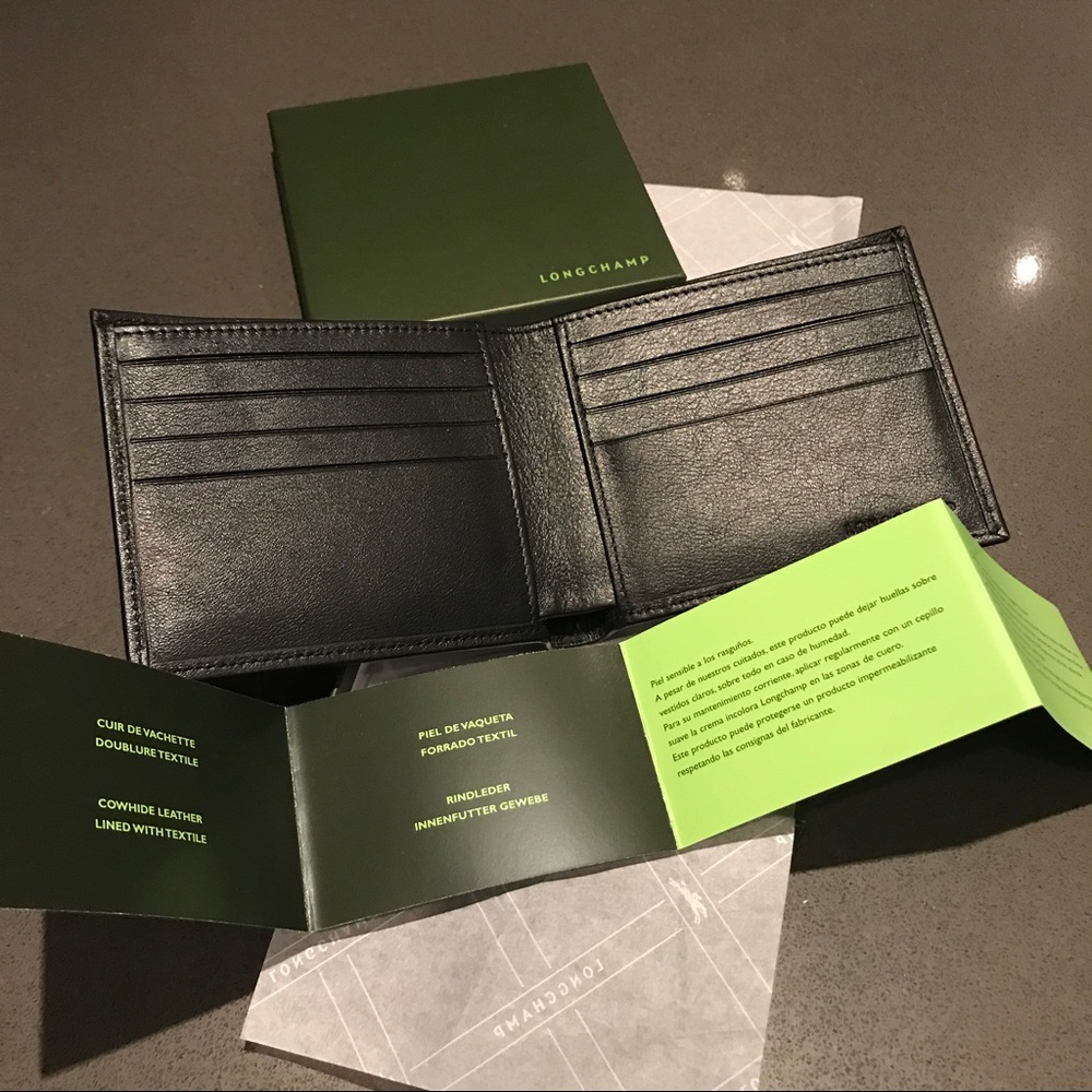 NWT Longchamp Men's Wallet