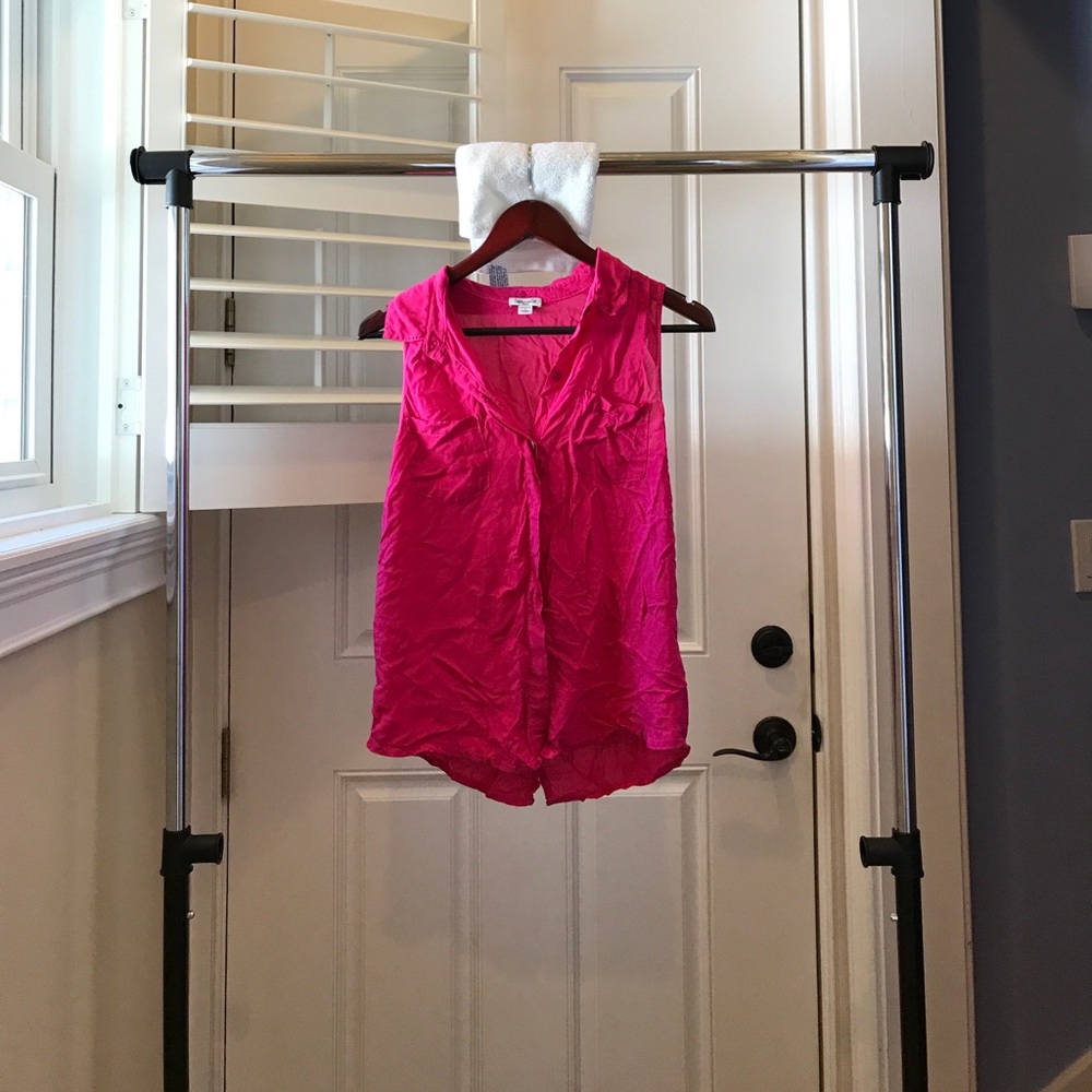 Pink Loose Tank *will be ironed prior to sale*